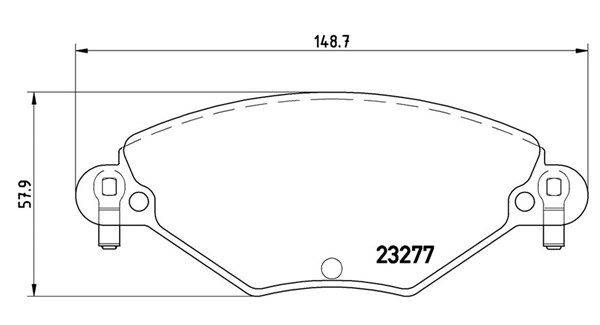 MAGNETI MARELLI Bremžu uzliku kompl., Disku bremzes 363700461071